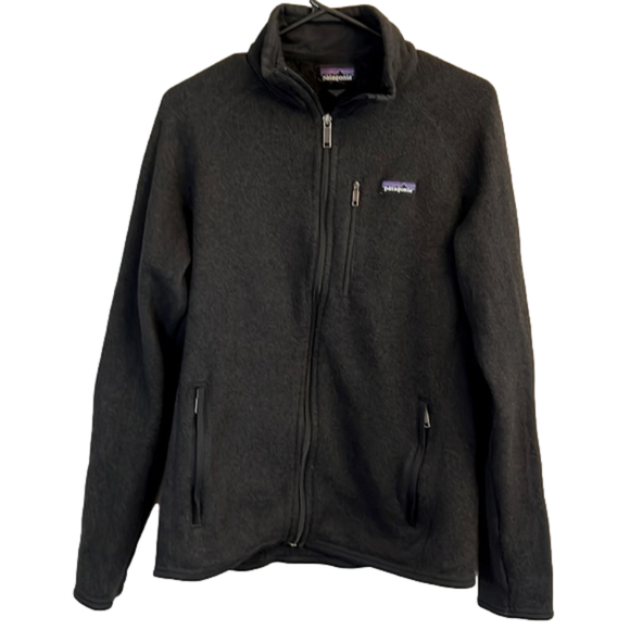 PATAGONIA Women’s Fleece Full-zip Jacket Size M, Black - Picture 1 of 7